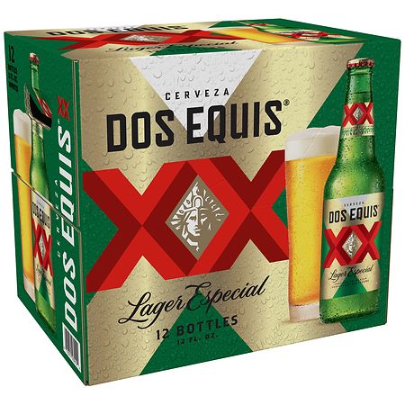 Dos Equis Special Lager Bottles 12 oz, 12 pk