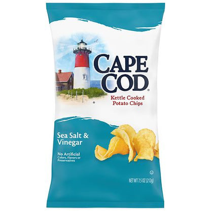 Cape Cod Potato Chips Sea Salt and Vinegar Kettle Chips - 7.5oz