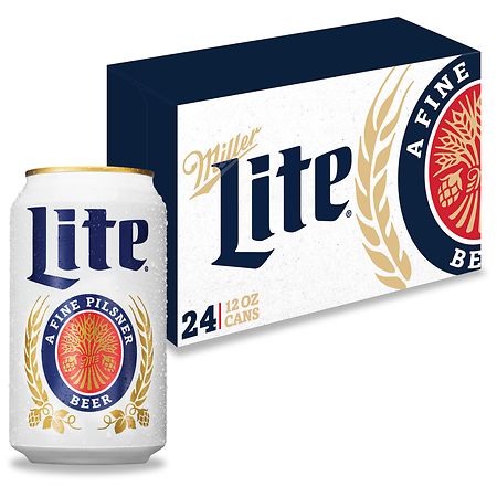 Miller Lite Beer- 24pk/12 fl oz Cans