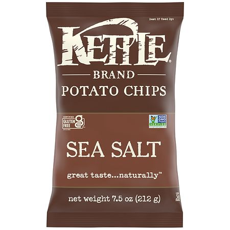 Kettle Brand Sea Salt Kettle Potato Chips - 7.5oz