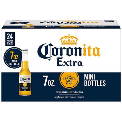 Corona Extra Coronita Lager Beer - 24pk/7 fl oz Bottles