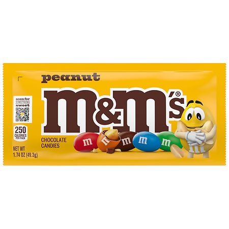 M&M'S, CHOCOLATE CANDIES, PEANUT, PEANUT