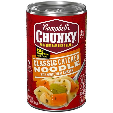 Campbell's Chunky Classic Chicken Noodle Soup - 18.6oz