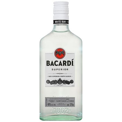 Bacardi Superior White Rum, 375 mL
