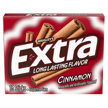 Extra Long Lasting Flavor Cinnamon Sugarfree Gum - 15 CT
