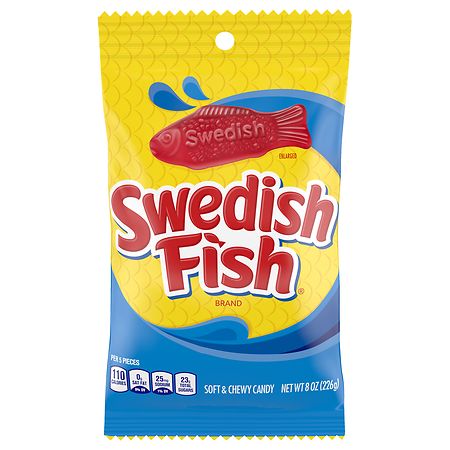 SWEDISH FISH SOFT CANDY BERRY FAT FREE8X8 OZ