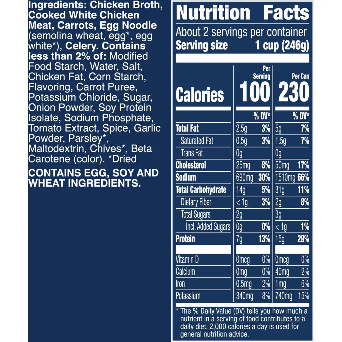 Progresso Rich and Hearty Chicken and Homestyle Noodles Canned Soup, 19 oz