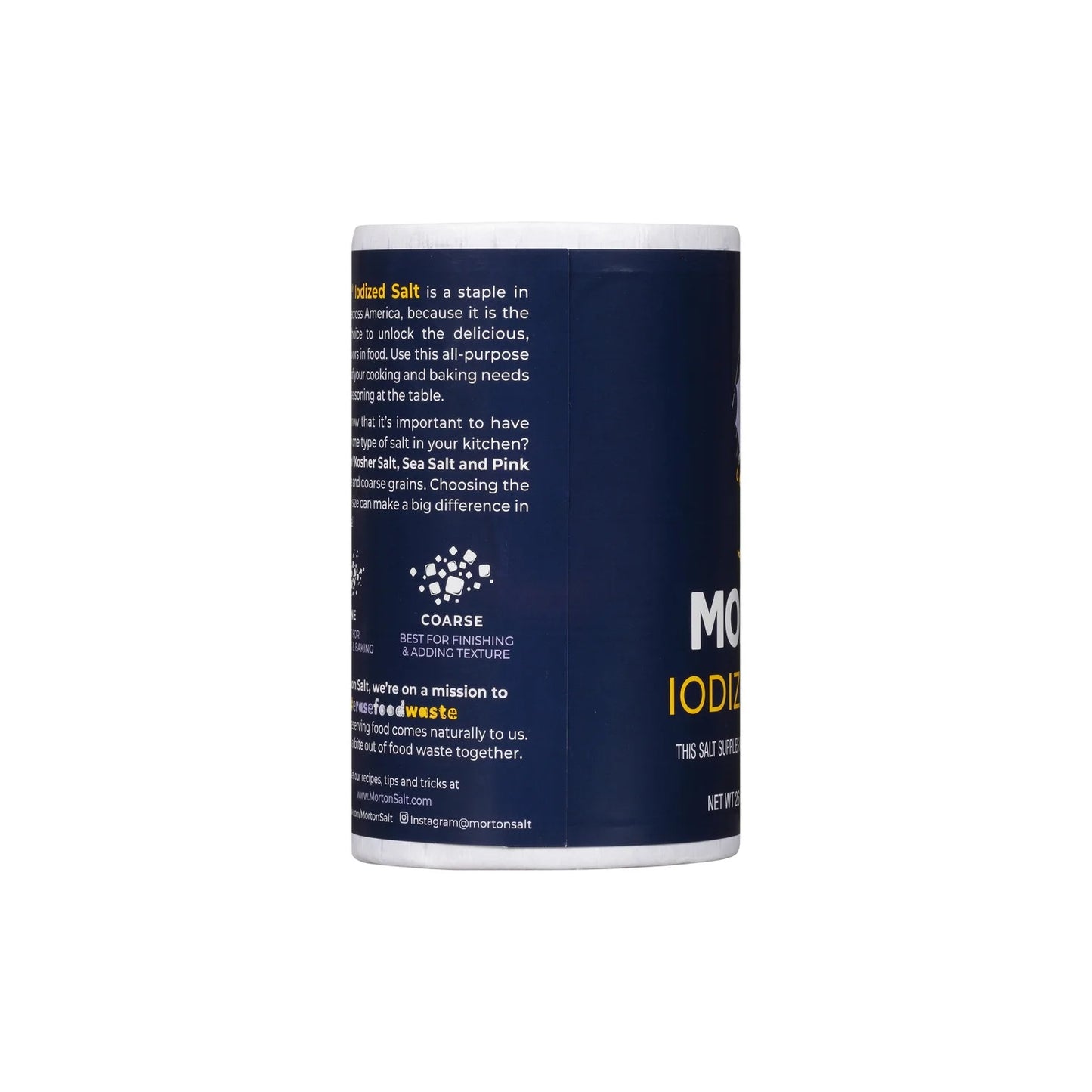 Morton® Salt, Iodized, 26 oz Round Can