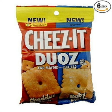 Sunshine Cheez-It Crackers Duoz Cheddar/Baby Swiss 4.3oz
