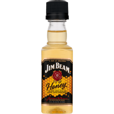 Jim Beam Honey Bourbon Whiskey, 50 mL