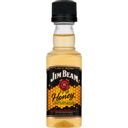 Jim Beam Honey Bourbon Whiskey, 50 mL