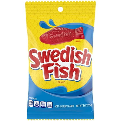 SWEDISH FISH SOFT CANDY BERRY FAT FREE8X8 OZ