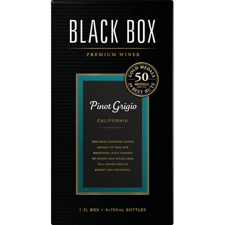 Black Box Pinot Grigio, White Wine, 3 L Box