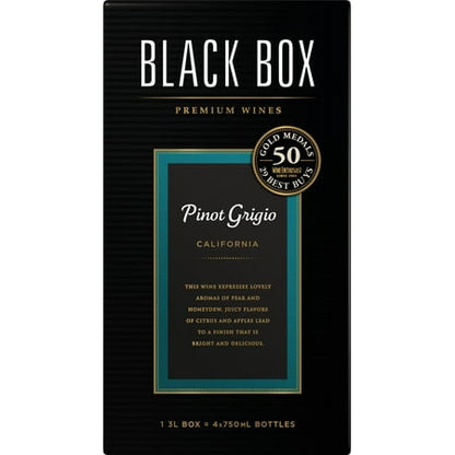 Black Box Pinot Grigio, White Wine, 3 L Box