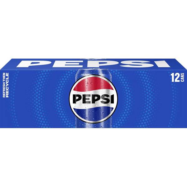 Pepsi Cola Soda Pop  12 fl oz  12 Pack Cans