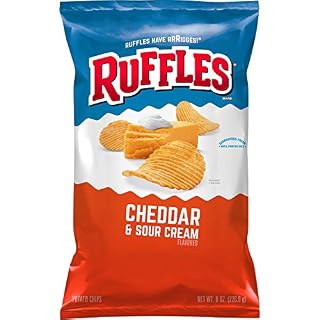 Ruffles Cheddar And Sour Cream Potato Chips - 8oz