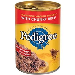 Pedigree Chopped Ground Dinner Wet Dog Food with Beef - 13.2oz