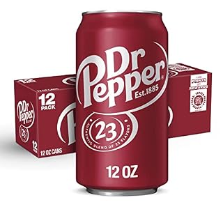 Dr Pepper Soda Pop  12 fl oz  12 Pack Cans