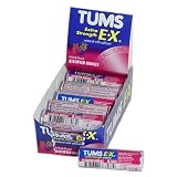 TUMS Extra Strength Assorted Berries Antacid Chewable Tablets for Heartburn Relief  8 count