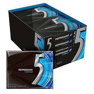 PEPPERMINT COBALT SUGARFREE GUM, PEPPERMINT COBALT