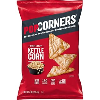 SWEET & SALTY KETTLE CORN THE CRUNCHY AND WHOLESOME POPPED-CORN SNACK, SWEET & SALTY KETTLE CORN