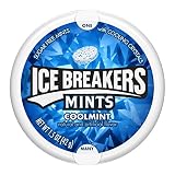 Ice Breakers Coolmint Sugar Free Breath Mints  Mint Candy  1.5 oz  Tin