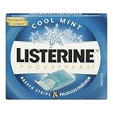Listerine Cool Mint PocketPaks Fresh Breath Strips  24-Strip Pack
