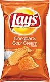 Lay's Cheddar & Sour Cream Flavored Potato Chips - 7.75oz