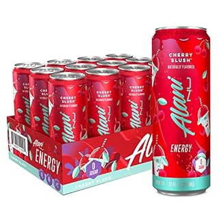 Alani Nu Energy Drink - Cherry Slush - 12oz Cans (Single Cans)