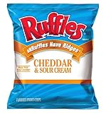 Ruffles® Cheddar & Sour Cream Potato Chips 1.5 oz. Bag