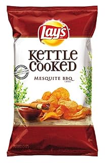 Lay's Mesquite BBQ Flavored Kettle Cooked Potato Chips - 8oz