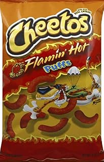 Cheetos Flamin' Hot Puffs Flavored Snacks - 8oz