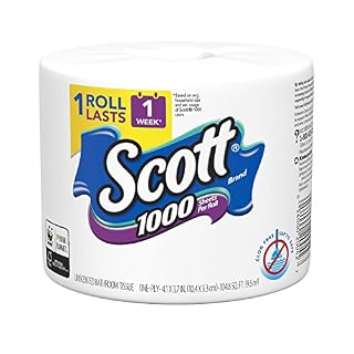 Scott 1000 Sheets per Roll Toilet Paper, 1 Roll