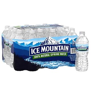 ICE MOUNTAIN Brand 100% Natural Spring Water  16.9-ounce bottles (Pack of 24)