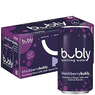 BLACKBERRY SPARKLING WATER, BLACKBERRYBUBLY