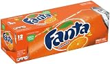 Fanta Orange Flavored Soda, 12 Fl. Oz., 12 Count