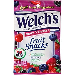 Welch s Berries  n Cherries Fruit Snacks  5 oz
