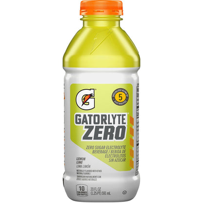 Gatorade Gatorlyte Zero Sugar Electrolyte Beverage Lemon Lime - 20.0 fl oz