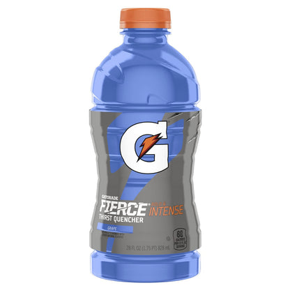 Gatorade Fierce Thirst Quencher Grape 28 Fluid Ounce Plastic Bottle