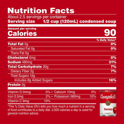 Campbell's Condensed Tomato Soup, 10.75 oz Can