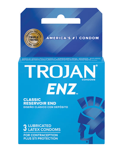 Trojan™ ENZ™ Latex Lubricated Condoms 00022600930501 Basic male condom, Hevea-latex