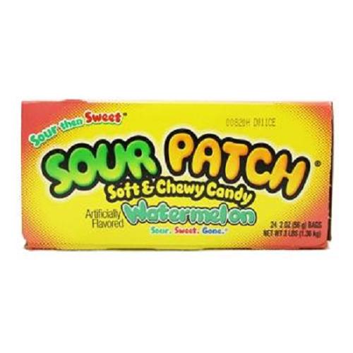 SOUR PATCH WATERMELON SOFT CANDY WATERMELON FAT FREE24X2 OZ