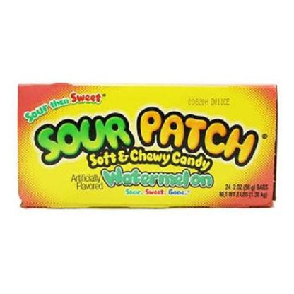 SOUR PATCH WATERMELON SOFT CANDY WATERMELON FAT FREE24X2 OZ