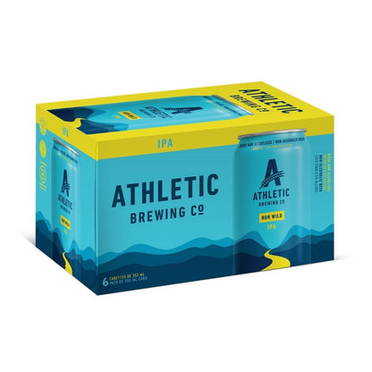 Athletic Brewing Company Run Wild Non-Alcoholic IPA Beer - 6pk/12 fl oz Cans