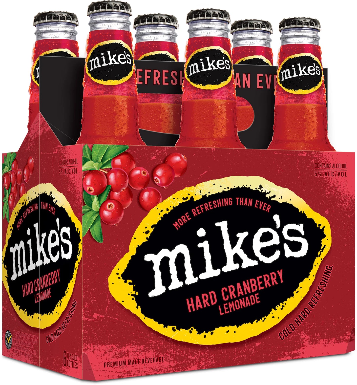 Mikes Hard Beverage Cool Hard Refreshing Lemonade Cranberry Passion Fruit Bottle - 6-11.2 Fl. Oz.