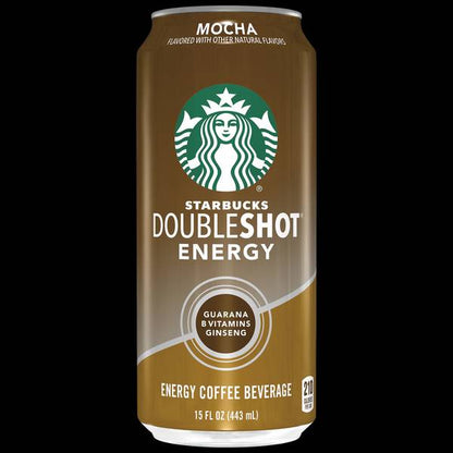 Starbucks Double Shot Energy Mocha Fortified Energy Coffee Drink 15 Fluid Ounce Can
