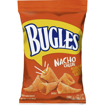 Bugles Nacho Cheese Crispy Corn Snacks