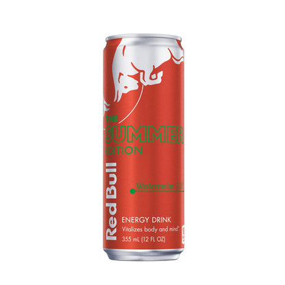 Red Bull Red Edition Energy Drink  Watermelon  114mg Caffeine  12 fl oz Can