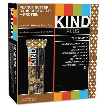 KIND, PROTEIN PLUS BAR, PEANUT BUTTER DARK CHOCOLATE