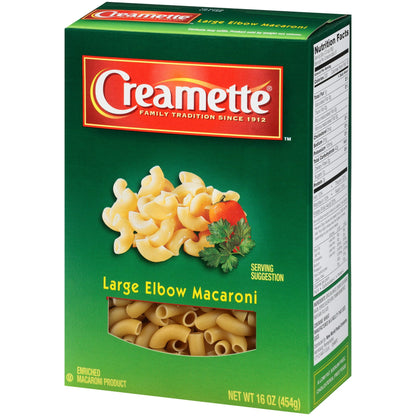 Cremette Large Elbow Macaroni 16 Oz